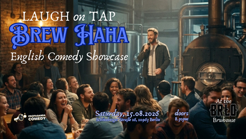 Laugh on Tap – Brew Haha English Comedy Showcase at Brlo Brewery